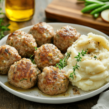 Pork Apple Meatballs