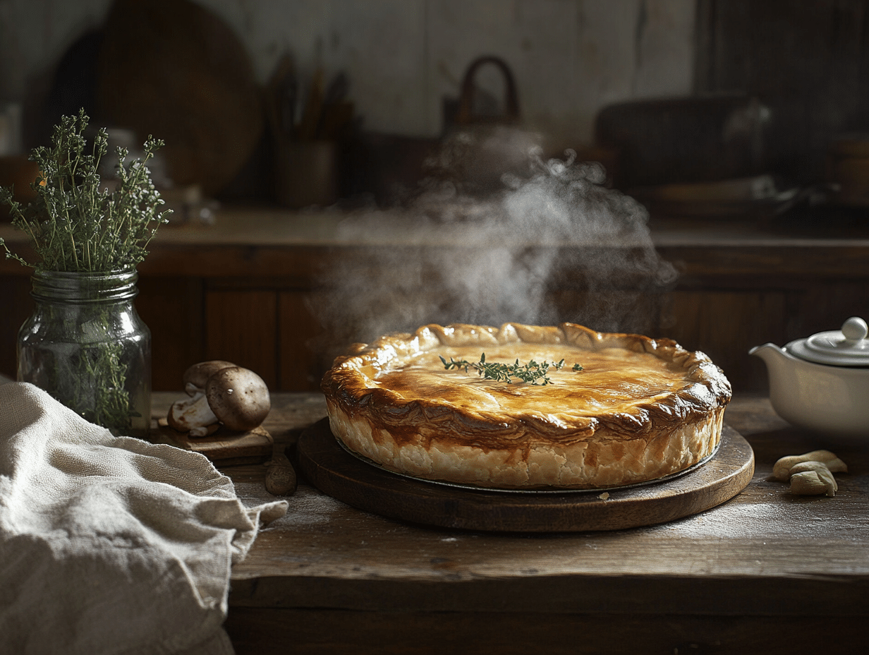 Rustic Rabbit Mince Pie: A Savory British Culinary Delight